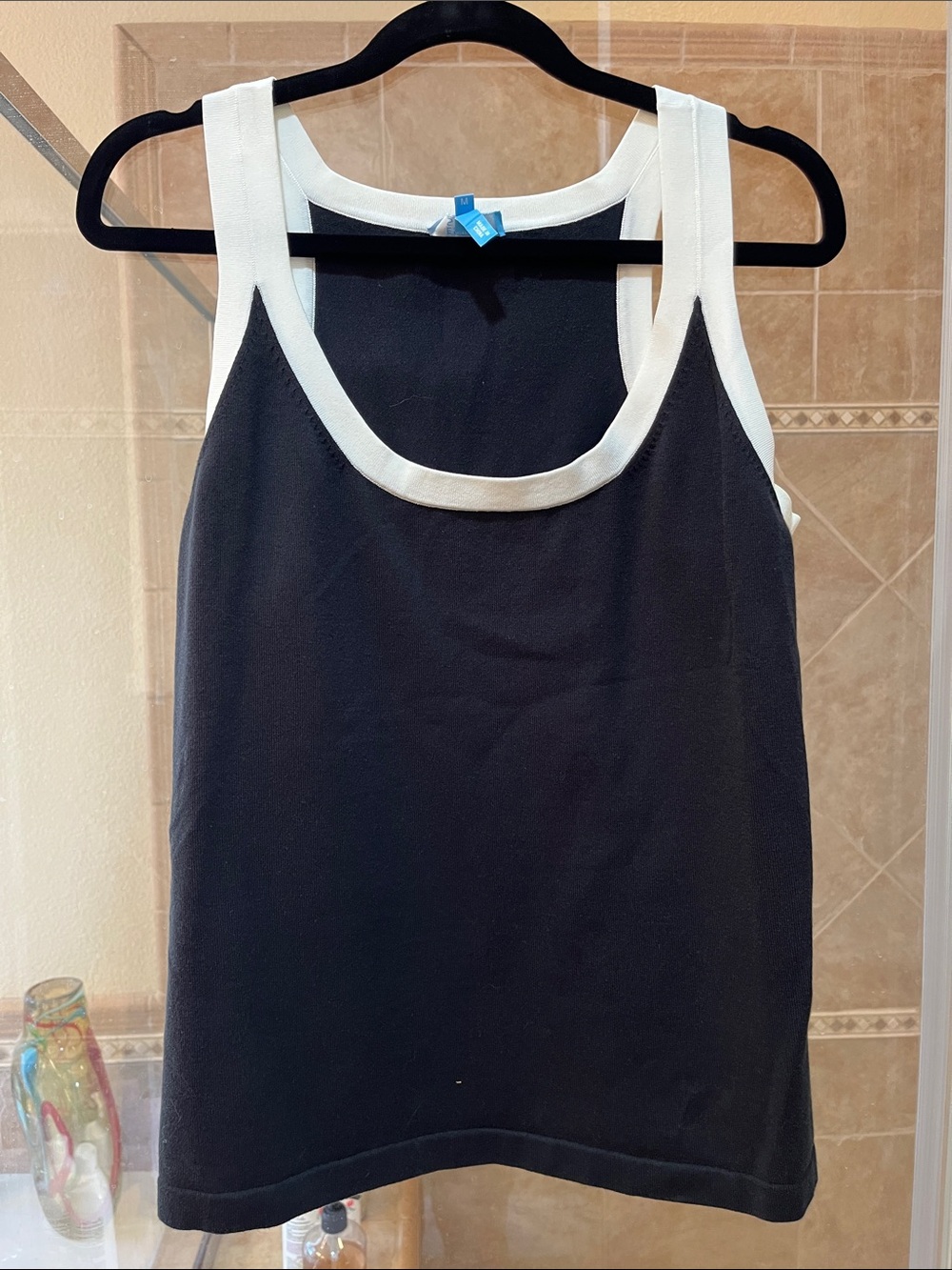 Classic navy and white